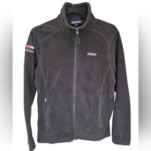 Patagonia Women's Classic Synchilla Jacket Full Zip Black Fleece Size Medium